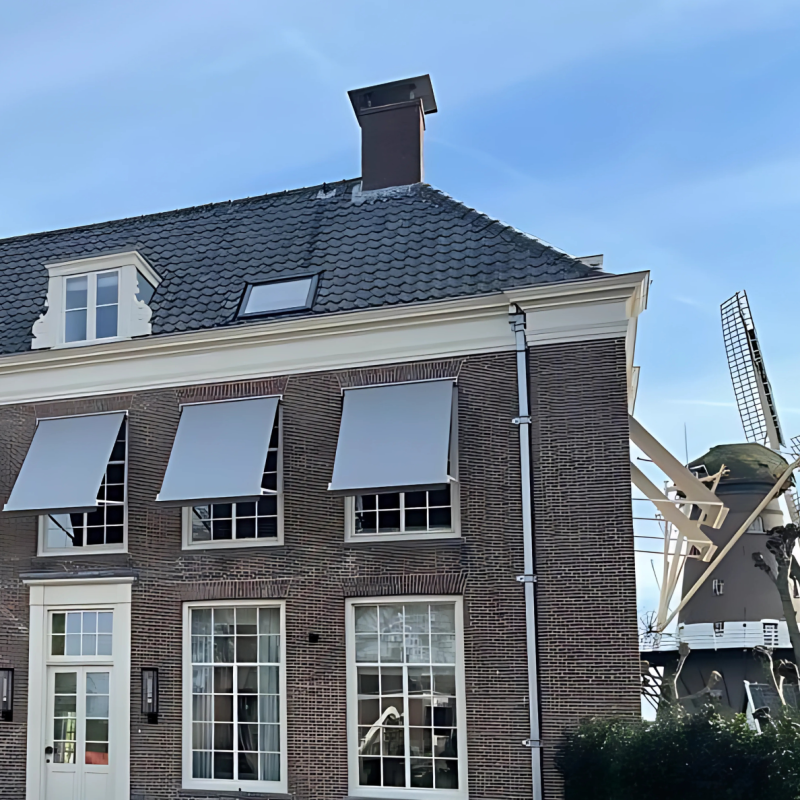 Woning met uitvalscherm